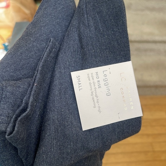 NWT Lauren Conrad Gray Mid Rise Leggings - Picture 7 of 7